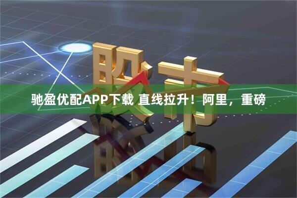 驰盈优配APP下载 直线拉升！阿里，重磅